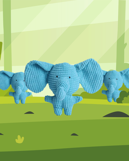 Blue Elephant Toy