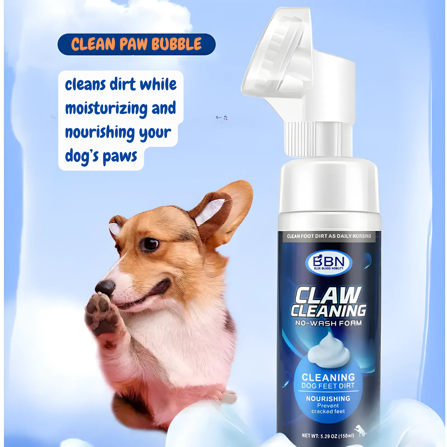 Paw Foam Cleaner (No Rinse)