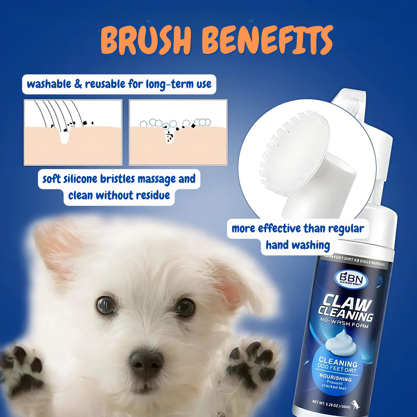 Paw Foam Cleaner (No Rinse)