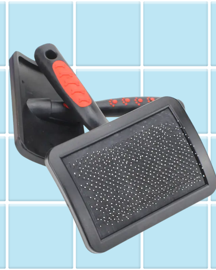 Cleaning tool with a textured surface on a tiled background