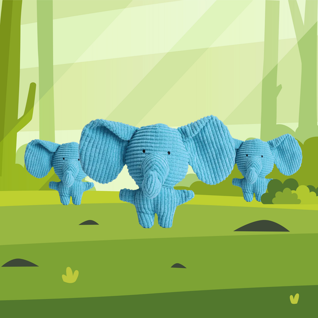 Blue Elephant Toy