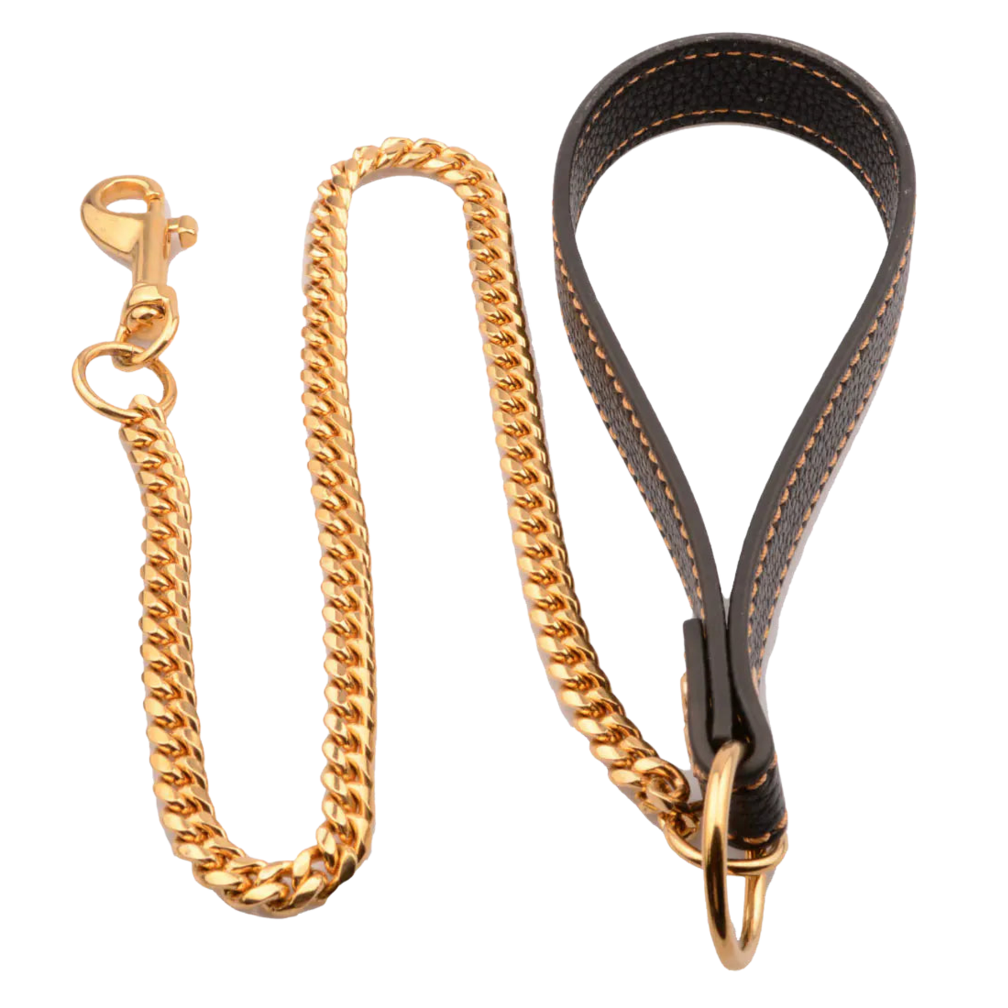 Gold Cuban Chain Leash