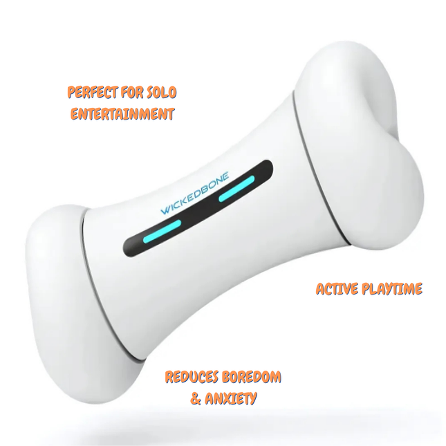 White electronic device with 'Wicked Bone' branding on a white background