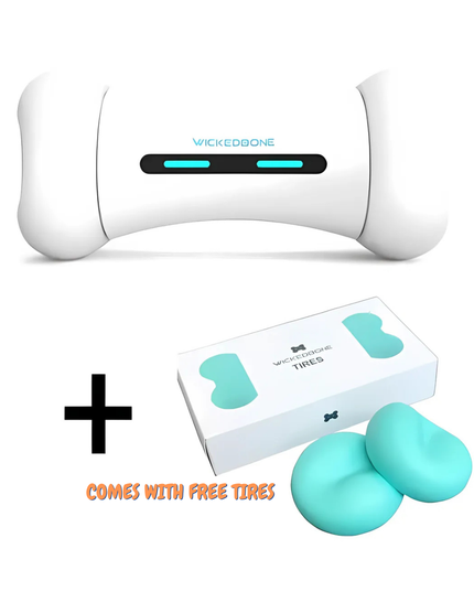 White device with teal accents and packaging on a white background