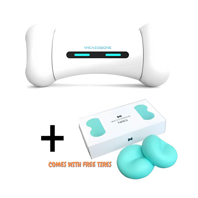 White device with teal accents and packaging on a white background