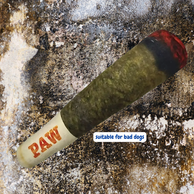 Toy with 'PAW' branding on a textured surface